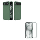 thumbnail image 1 of Carcasa Goma Lamina Vidrio Compatible Con iPhone 17 Air Verde, 1 of 4