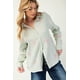 thumbnail image 5 of Camisa Fashnzfab De Gasa De Algodón Detallada Con Bordado Embo Salvia, 5 of 5