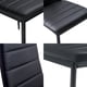 thumbnail image 5 of Comedor Chelsea Mesa 75x80x150 6 Sillas Pu Negro, 5 of 6