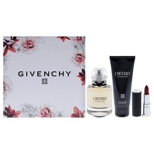 Givenchy - Linterdit De Para Mujer - Set De Regalo Edp Spray, Cuerpo Milk, Lápiz Labial
