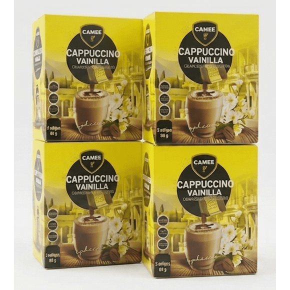Pack x4 Camel Café Cappuccino Vainilla 85g (5x17)