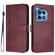 thumbnail image 1 of Funda Cartera para OnePlus 12 Protección 360° con Ranuras para Tarjetas y Soporte Rojo, 1 of 6