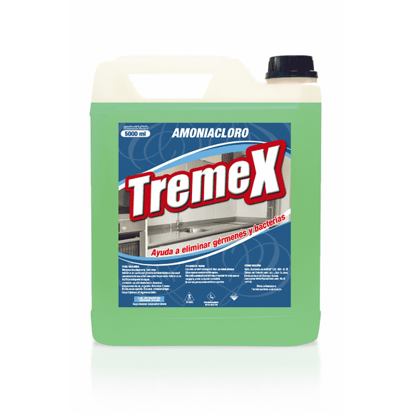Tremex Amoniacloro Multiuso 5 Litros | Limpieza Profunda y Desinfección Total|
