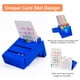 thumbnail image 5 of Juego de 4 cajas de papel azul de primera calidad de Bridge Bidding Boxes, 5 of 6