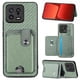 thumbnail image 4 of Funda Billetera Tejida para Xiaomi 13 con Soporte y Tarjetero Verde, 4 of 4