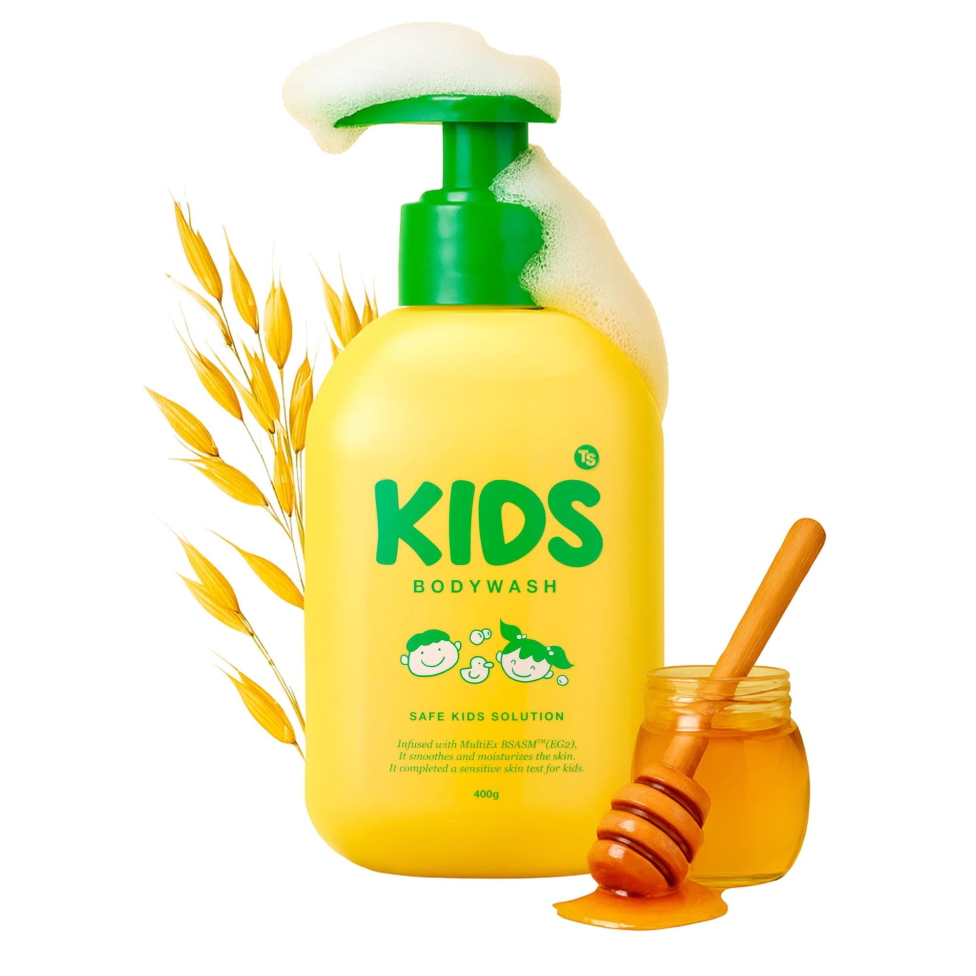 Shampoo Y Gel De Baño Para Niños Ts Shampoo 400 Ml Sin Sulfatos