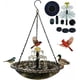 thumbnail image 1 of Baño pájaros colgante energía solar exterior kit fuente colibríes regalo jardín, 1 of 8