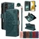 thumbnail image 1 of Para Samsung Galaxy S22 Plus 5G Funda Tipo Billetera, 9 Ranuras para Tarjetas Bloqueo RFID Bolso Cruzado Cubierta de Cuero, Bolsillo con Cierre, Correa de Muñeca y Hombro Desmontable, Funda, 1 of 11