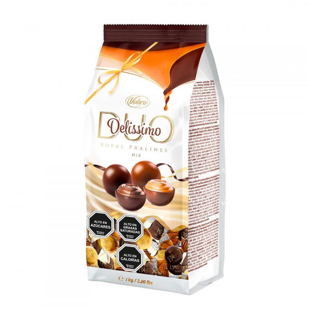 Vobro - Bolsa Bombones Chocolate Delissimo Crem Brulee Y Brownie 1Kg