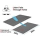 thumbnail image 3 of Alfombrilla de arena para gatos Pieviev, impermeable, a prueba de orina, que atrapa, gris, 3 of 6