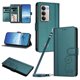thumbnail image 1 of Funda Cartera Trébol para Xiaomi Redmi 15 4G/5G con Ranuras Tarjetas y Carga Inalámbrica Verde oscuro, 1 of 6