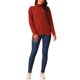 thumbnail image 2 of INSPIRE CHIC Suéter de Mujer Cuello Alto Manga Larga Pulóver Tejido Básico de Otoño Invierno Talla S Rojo, 2 of 5