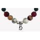 thumbnail image 2 of Pulsera plata 925 con Piedras naturales, 2 of 3