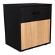 thumbnail image 2 of Velador 1 Puerta 1 Cajon Grayson 55,0x50x37,6 Cm Wengue Y Fresno, 2 of 3
