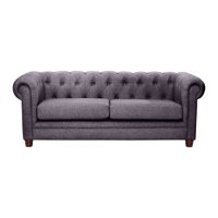 Latam Home - Sofa Florencia 3C Lino Gris Oscuro