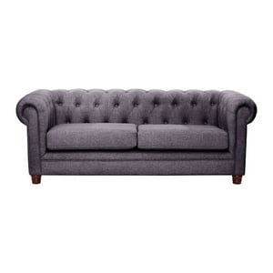 Latam Home - Sofa Florencia 3C Lino Gris Oscuro