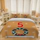 thumbnail image 1 of 3pcss Christmas Number 5 Themed 3pcs Bedding Set Duvet Cover Pillowcase Set Soft, 1 of 5