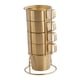 thumbnail image 5 of 4 Tazas De Café Apilables De Acero Inoxidable, Tazas De Té Para Acampar, Desayunos Y Fiestas, 5 of 5