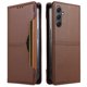 thumbnail image 1 of Funda Billetera para [samsung galaxy A34 ] Tarjetero Magnético Soporte Marrón, 1 of 6