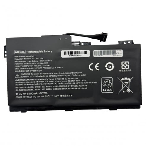 Bateria Tecbattery Pro Para Hp Ai06xl Ai06096xl 11.4v 8400mah