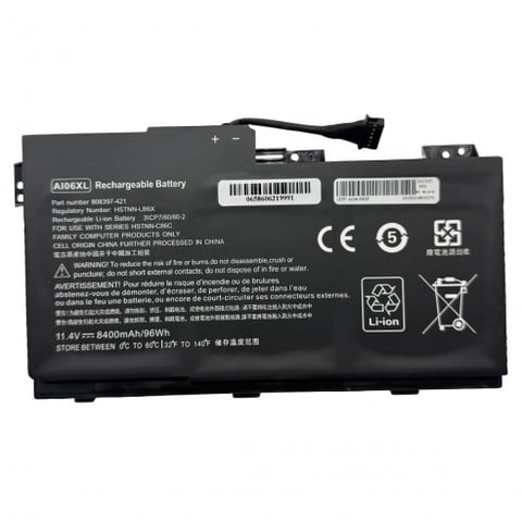 Bateria Tecbattery Pro Para Hp Ai06Xl Ai06096Xl 11.4V 8400Mah