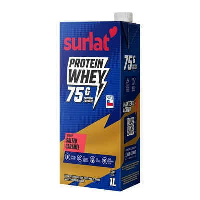 Leche Descremada Whey Protein Caramelo Salado 1L 1 L Surlat