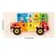 thumbnail image 2 of Montessori Wooden Toddler Puzzles For Kids, Montessori Toys For Toddlers, 3D Puzzle Educational Dinosaur Toy, 2 of 3