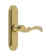 thumbnail image 2 of Juego de manijas de puerta Storm Larson M2 Mortise Brass con cerrojo con llave, 2 of 5