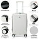 thumbnail image 3 of Maleta Hanke Grace Hard Shell 20" Blanco Ahumado, 3 of 3