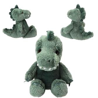 Peluche T-Rex Floppy muy suavecito en verde de 25 cm Dino World