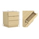 thumbnail image 3 of Buró Manhattan Comfort Ardea de 3 cajones, roble natural, 3 of 9