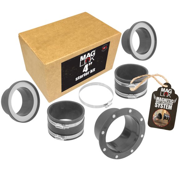 Kit básico de recolección de polvo Fulton MagLink con 4 MagConnect