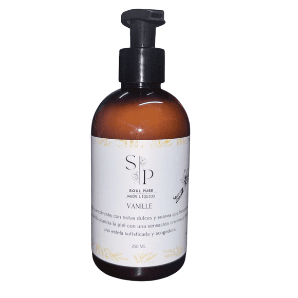 Jabon de Mano Liquido Vainilla Soul Pure 250 ml Unidad
