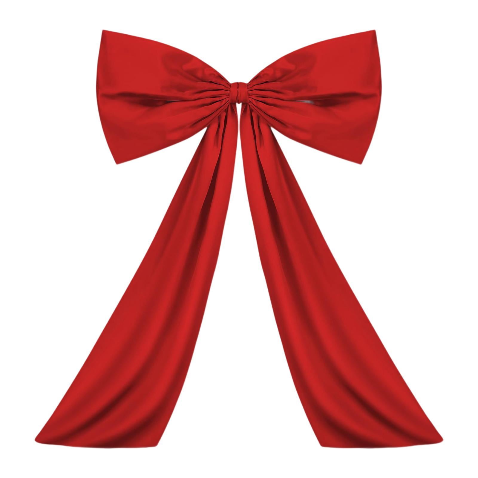 Magideal - Decoración De Lazo Grande, Cinta Como Decoración De Fondo, Regalo Para El Hogar, Decoración De Fiesta De Cumpleaños, Decoración De Pared De Habitación Rojo