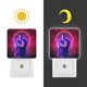 thumbnail image 3 of Kylian Mbappé Luz nocturna LED con sensor de anochecer a amanecer para dormitorio, baño, pasillo, escaleras - Lámpara LED nocturna de enchufe, 0.5W - 1 pieza, 3 of 6