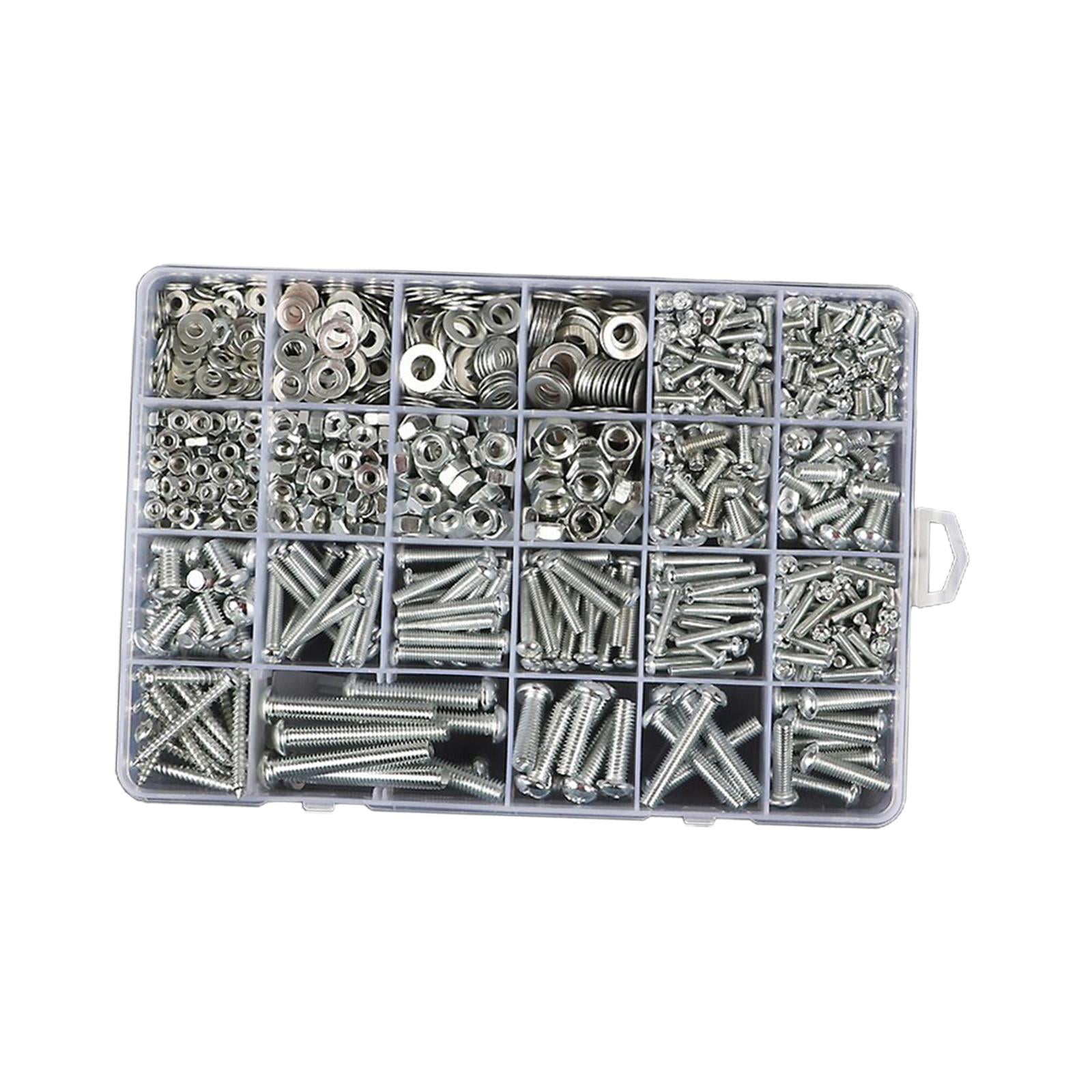 Ioensy - Juego De Tornillos Y Tuercas Para El Hogar, Para Gabinete, Reparación De Computadoras, Ensamblaje De Muebles