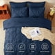 thumbnail image 3 of Juego de ropa de cama CozyLux, edredón azul marino, tamaño queen, 7 piezas, 3 of 3