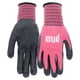 thumbnail image 1 of Guantes de jardinería MUD Dotted Nitrile Palm para mujer, rosas, S/M, 1 of 7