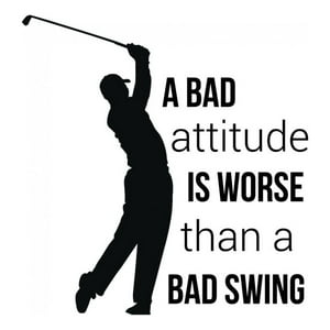 Rienda Libre Graphics - Decomural A Bad Attitude Golf Ws-43063