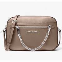 Cartera Michael Kors Bolso Crossbody Con Zíper De Cuero Saffiano Para Mujer, Dusk
