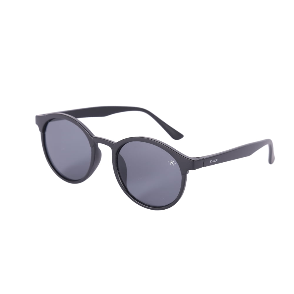 Homewell - Lentes De Sol Circulares Negro Uv400