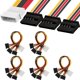 thumbnail image 1 of Cable de alimentación Molex de 4 pines a 3 SATA (paquete de 5), conector Molex IDE macho a 3 conectores SATA hembra de 15 pines para disco duro HDD de 20 cm y 7,8 pulgadas, 1 of 6