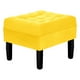 thumbnail image 4 of Sofa Retro 3c + 2 Pouf Felpa 00 Amarillo, 4 of 6