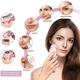 thumbnail image 3 of Afeitadora eléctrica 2 en 1 para mujeres, ideal para piernas, brazos, rostro y zona púbica. Recortadora inalámbrica para bikini con cabezal desmontable, indolora, resistente al agua IPX7, en seco y hú, 3 of 8