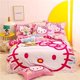 thumbnail image 1 of Hello Kitty Duvet Cover Multi Size 2pcs/3pcs Bedding Set Single Double King Size Needlework Pillowcase Quilt Cover Room Decor, 1 of 5