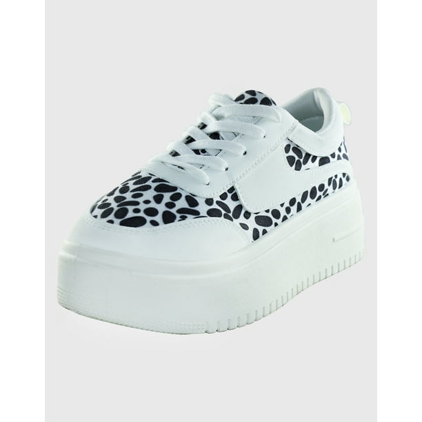 Zapatilla Leopard Cover Blanco Danicolle