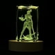 thumbnail image 1 of Figura de cristal 3D SUPIA Agent Jett con base LED RGBW, 1 of 8