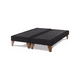 thumbnail image 1 of Base Dividida Cama Europea 2 Plazas 150x200 Cm Negro Felpa, 1 of 3