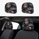 thumbnail image 1 of Sirena Negra Funda Protectora Universal para Reposacabezas de Coche, Funda Elástica para Reposacabezas de Asiento de Auto, Funda de Tela Antipolvo, Accesorios de Interior 2 Piezas, 1 of 6