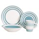 thumbnail image 1 of Juego de Loza 16 piezas ceramica color gres celeste, 1 un, 1 of 6